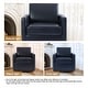 preview thumbnail 122 of 154, Set of 2 Modern Swivel Accent Armchairs Upholstered Arm Chairs