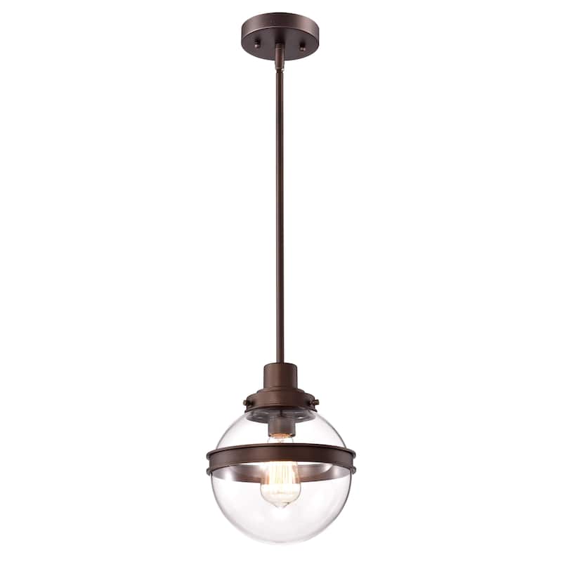 1-light Oil Rubbed Bronze Hanging Pendant