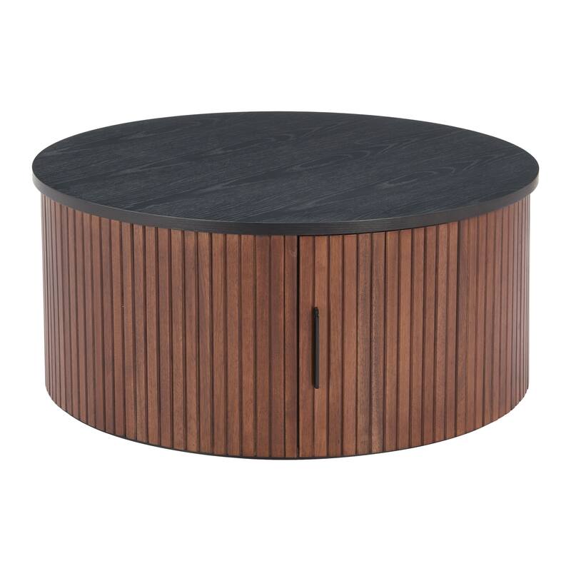 Nejaus Coffee Table Black & Walnut