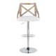 Option Cream Fabric/White Wash/Chrome