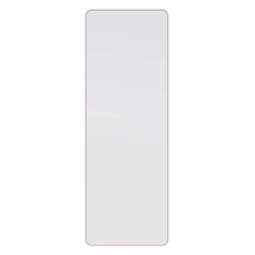 Glass Warehouse 67 in. H x 24 in. W Square Radius Leaner Dressing Stainless Steel Framed Mirror
