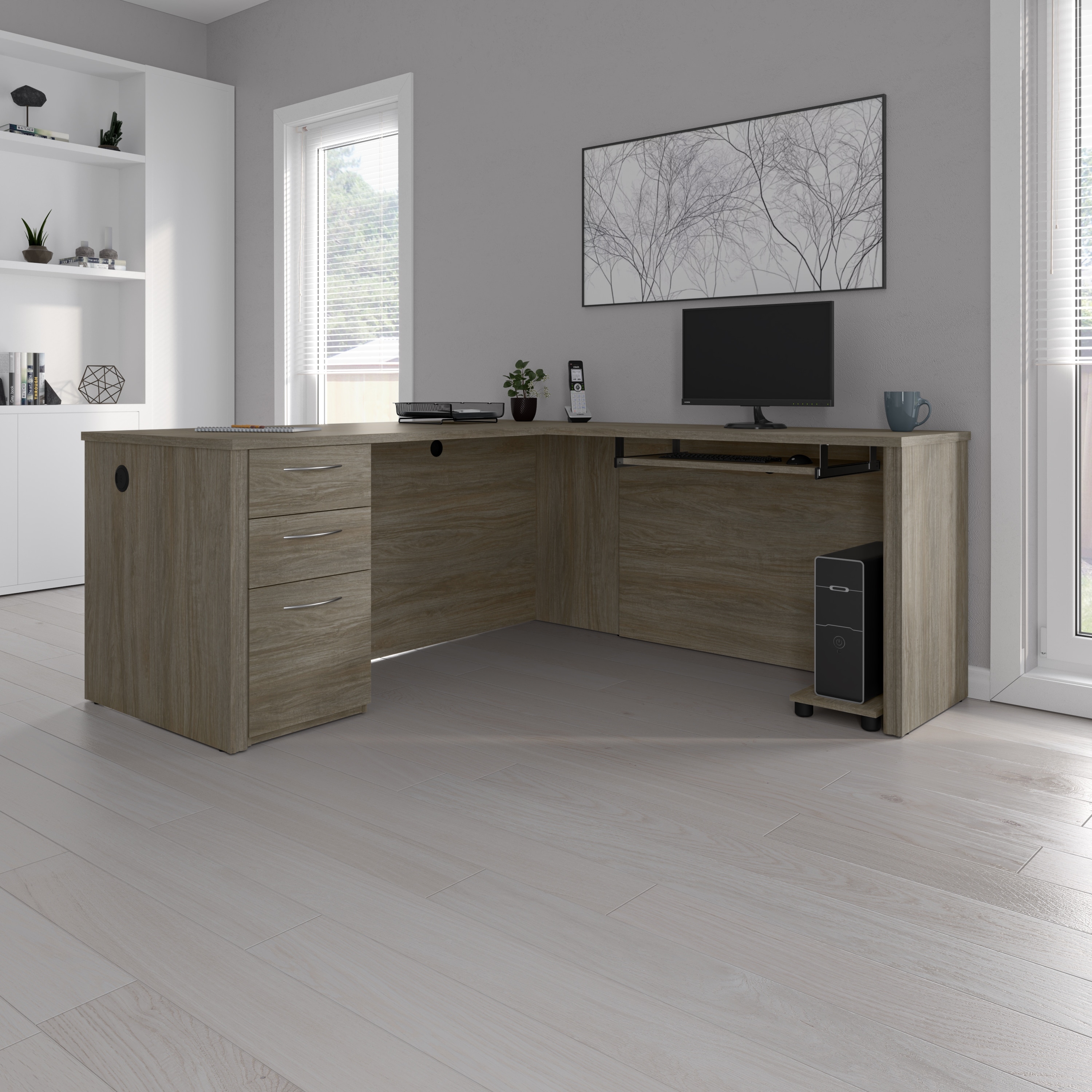 Bestar Embassy L-shape Desk