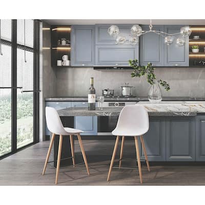 Carson Carrington Stone Natural Counter Stool - Set of 2