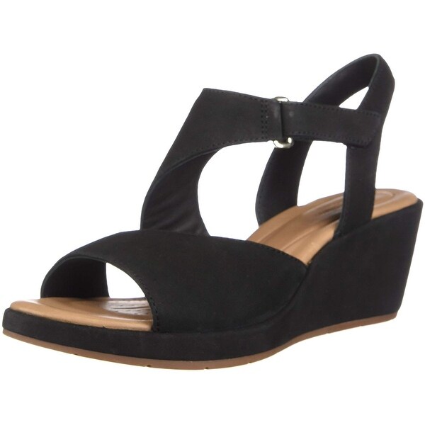 Clarks un plaza sling black clearance
