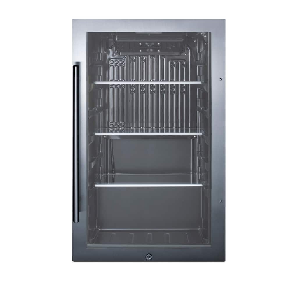 Summit 19 Inch Wide 3.13 Cu. Ft. Beverage Cooler with Adjustable