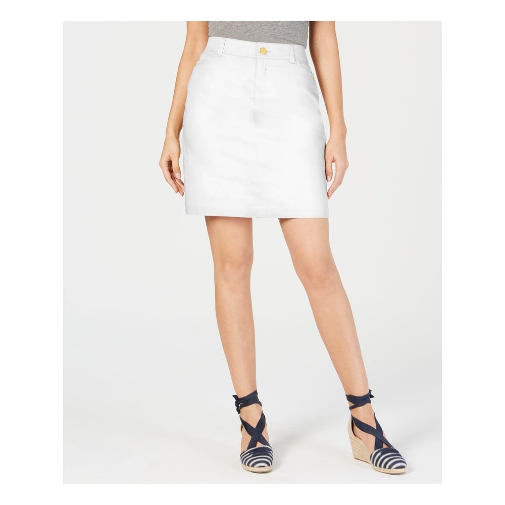 white skirt size 18