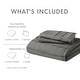 preview thumbnail 114 of 159, Chelsea Square Evans Pinch Pleated Soft Washed Boho Duvet Cover Set