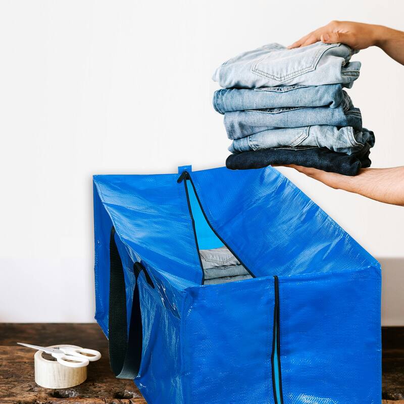 10 Pack Oversized Moving Bags with Zippers&Handles 29x13x15inch