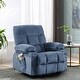 preview thumbnail 12 of 18, Manual Swivel recliner Chair with Heated and Massager