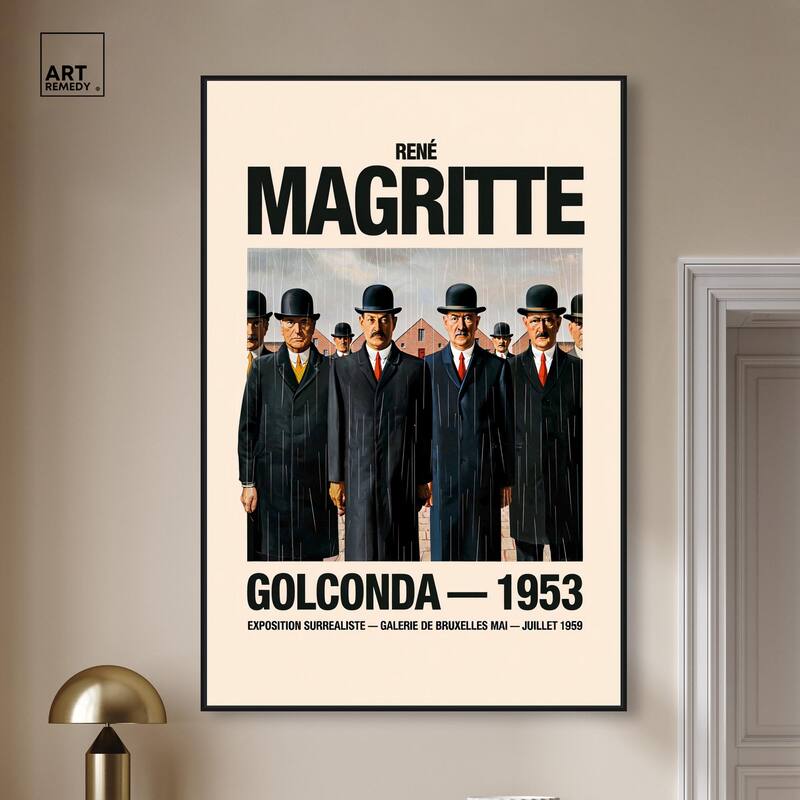 Falling Men of Golconda Canvas by Art Remedy