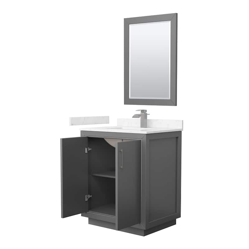 Wyndham Collection WCF1111-30S-VCA-M24 Icon 30" Free Standing Single