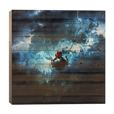 Travel Is Dangerous Print On Wood by Mario Sanchez Nevado - Multi-Color