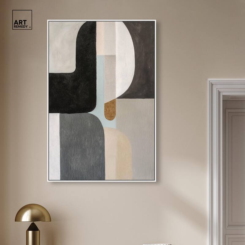 Interlocking Segments III Canvas by Art Remedy
