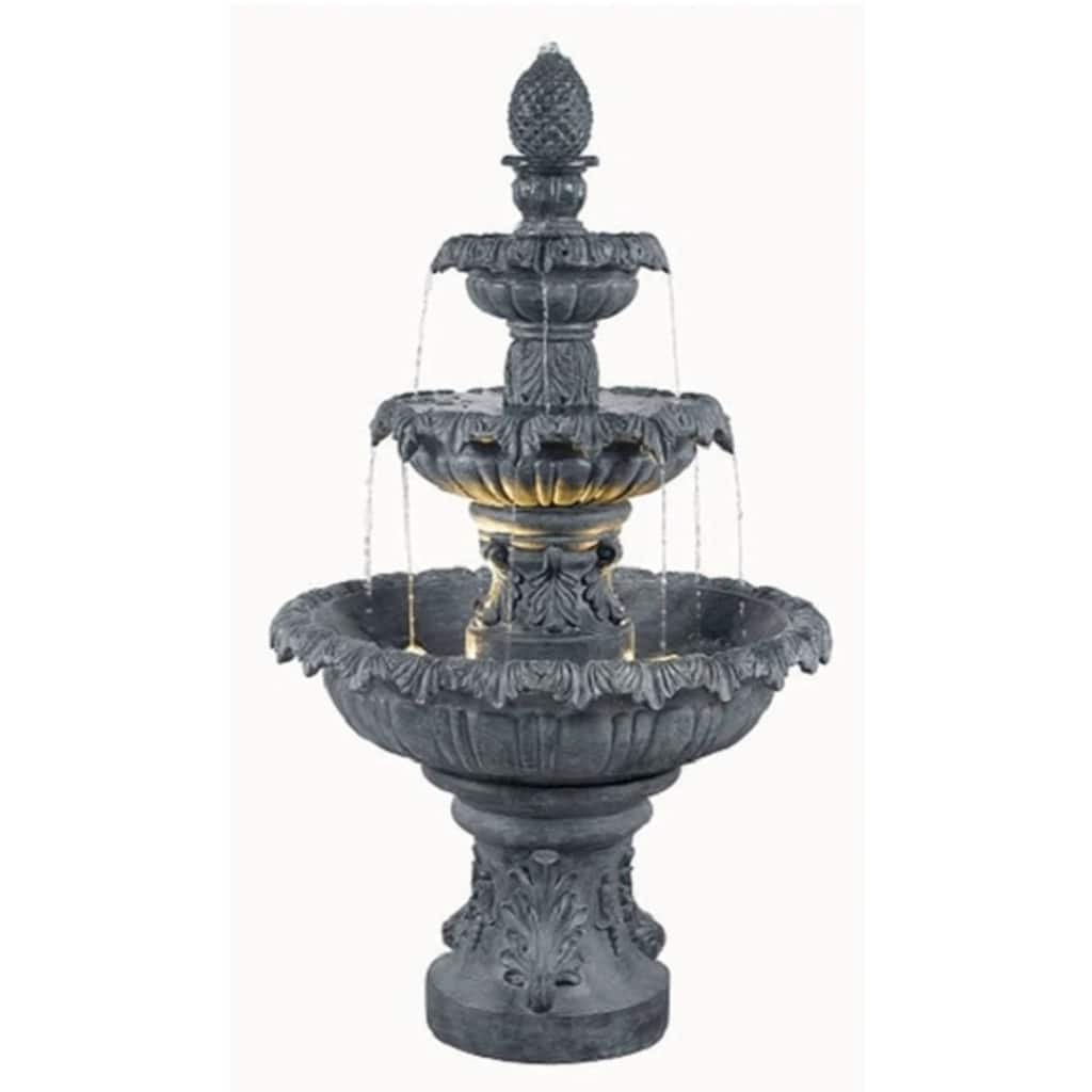 Three-Tier Outdoor Garden Fountain - 56"