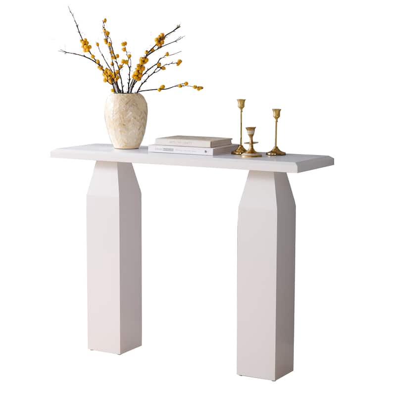 Sienna Contemporary Wood Console Table for Entryway or Living Room