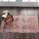 Nourison Vintage Kashan Traditional Area Rug - 2' x 4' - Red