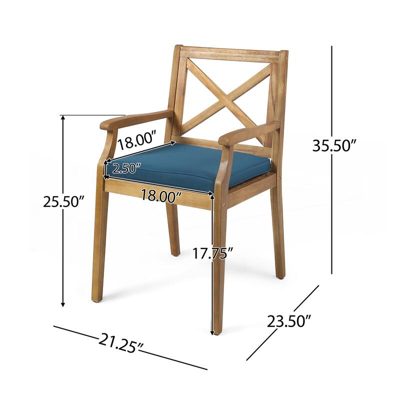 2PCS Dining chair with cusions
