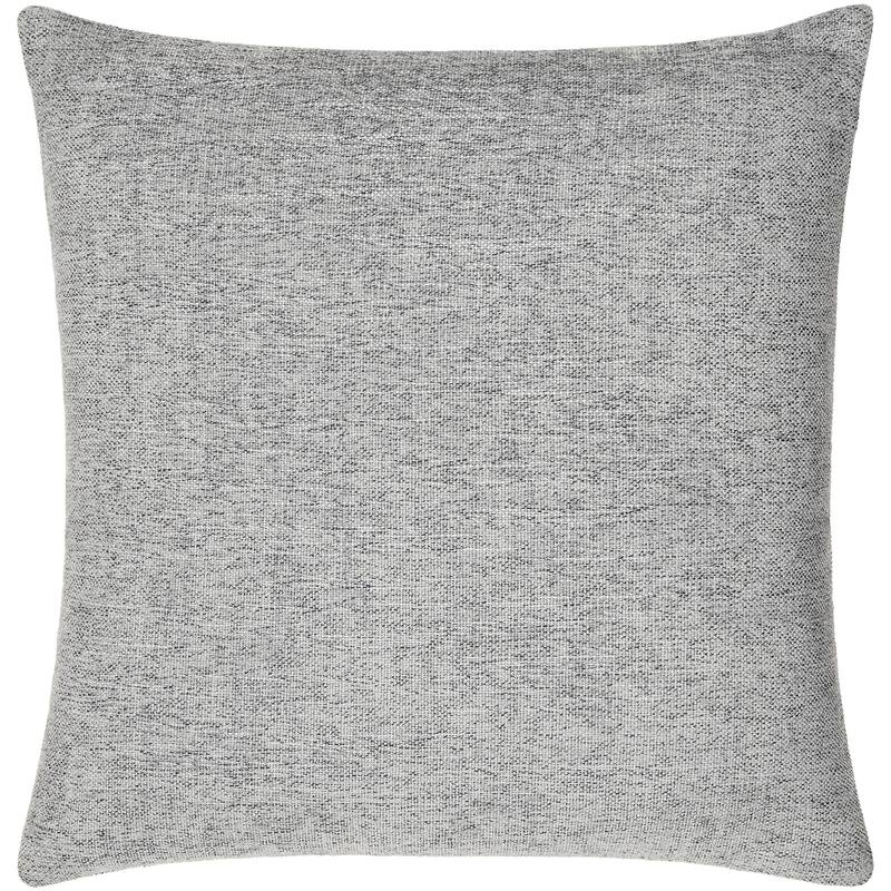 Livabliss Zunaira Modern & Contemporary Solid Color Accent Pillow - 22"L x 22"W - Cover Only - Gray