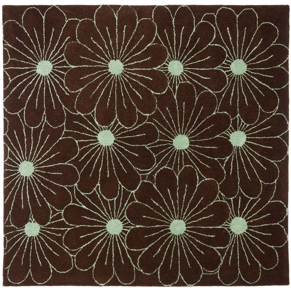 SAFAVIEH Handmade Soho Jenilee Daisies N.Z. Wool Rug