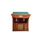 preview thumbnail 9 of 13, Outdoor Wooden Playhouse for Kids with 4-in-1 Games Garden Fun Playhouse with Solid Wood Construction - 61.4" L x 46" W x 64" H