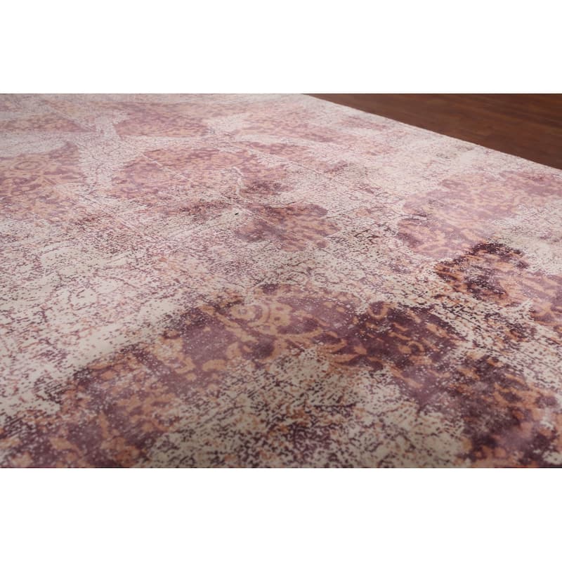 Abstract Modern Area Rug Hand-Knotted Wool Carpet - 4'10"x 7'8"