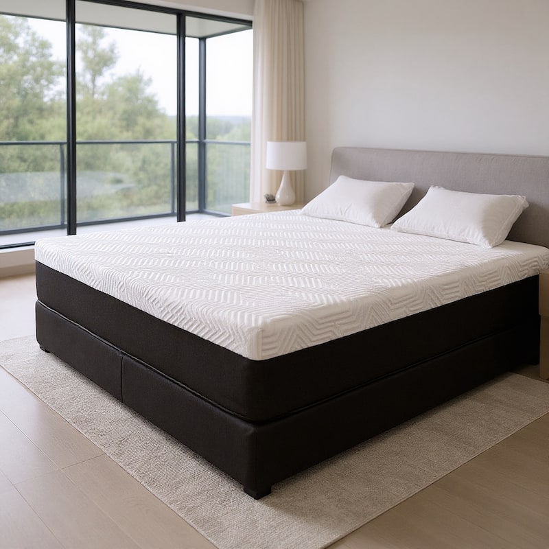 Hybrid Lux Memory Foam and Wrapped Coil Mattress - King