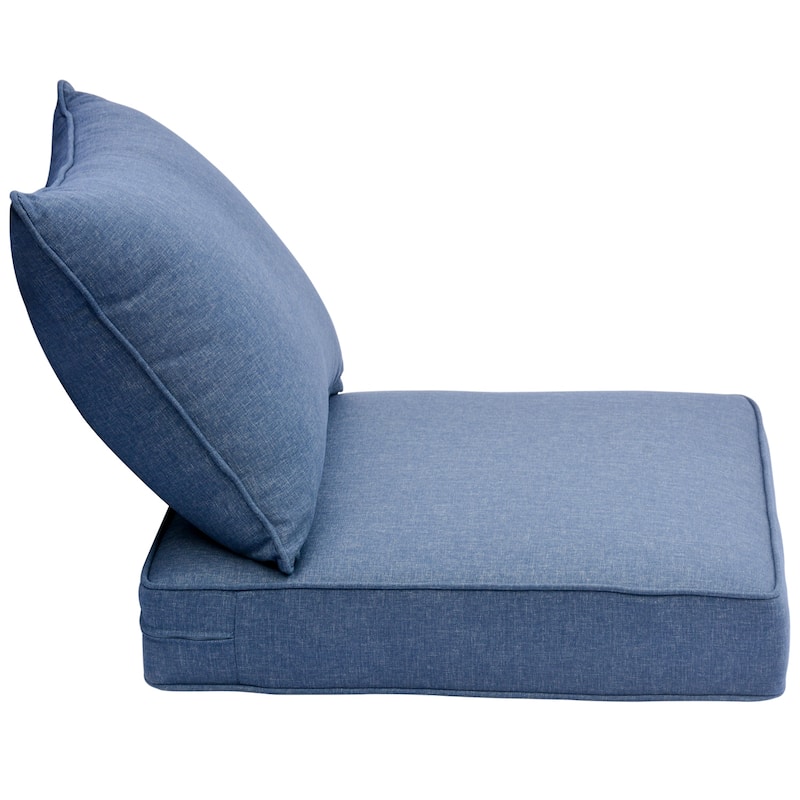 OVIOS Solid Indoor/ Outdoor Deep Seat Cushion Set