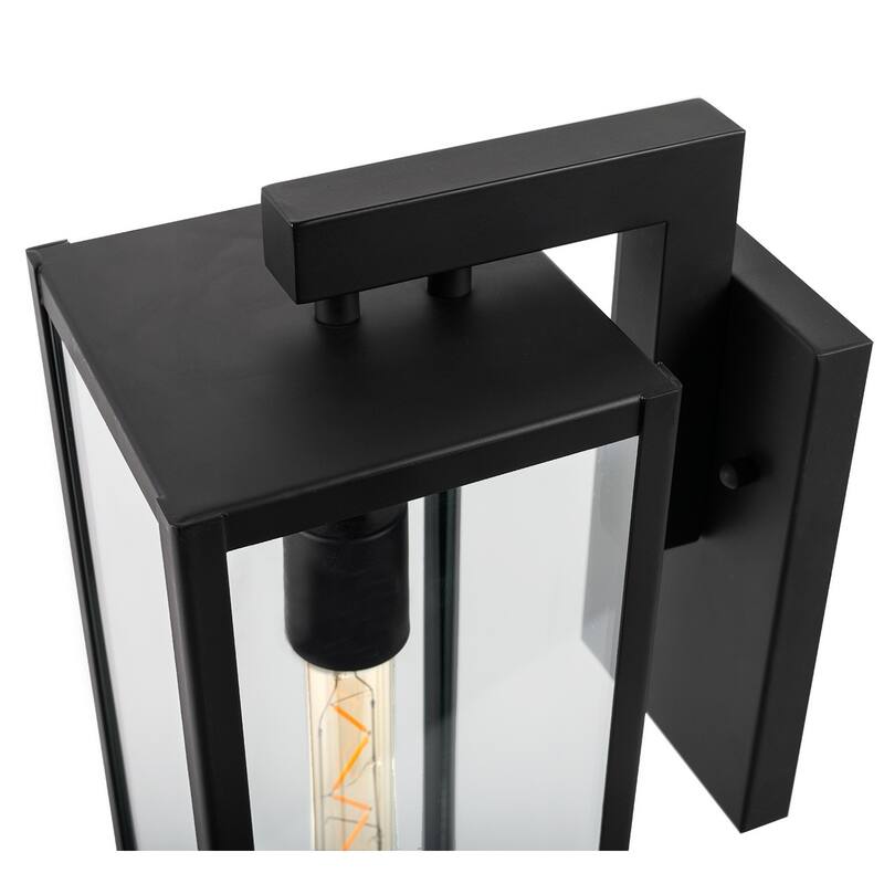 Elk Home Capture Matte Black 1 Light Outdoor Wall Sconce