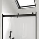 preview thumbnail 11 of 10, Eviva Orbit Sliding Frameless Shower Door with Tempered Glass