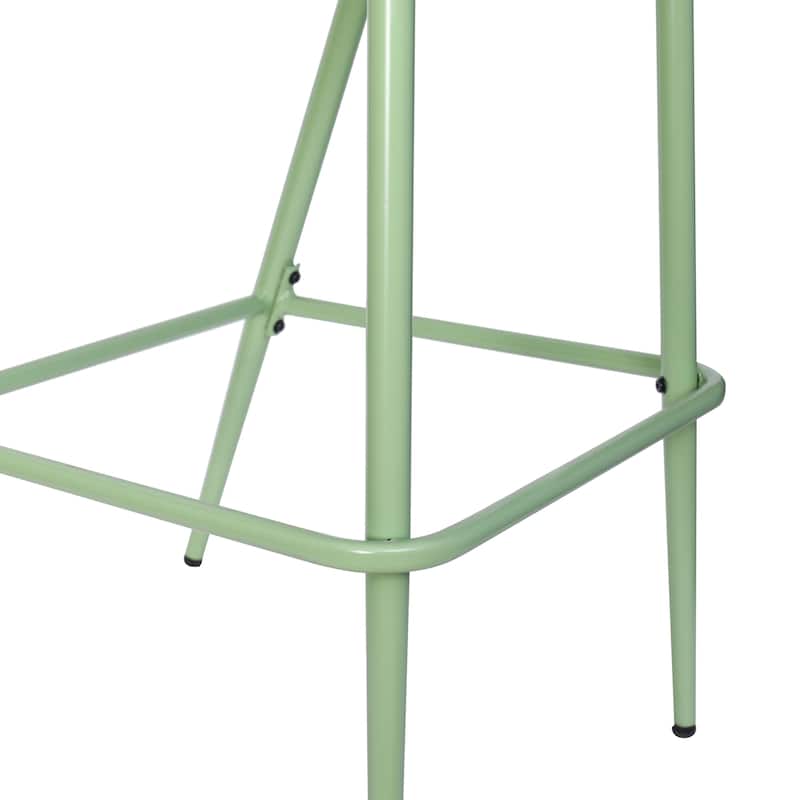 Christopher Knight Home - Samantha Durable Outdoor Barstools with Rope-Woven Backrest, Set of 2