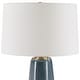 preview thumbnail 5 of 5, Uttermost Submerged Deep Blue Table Lamp - 26.25" H X 16" W X 16" D