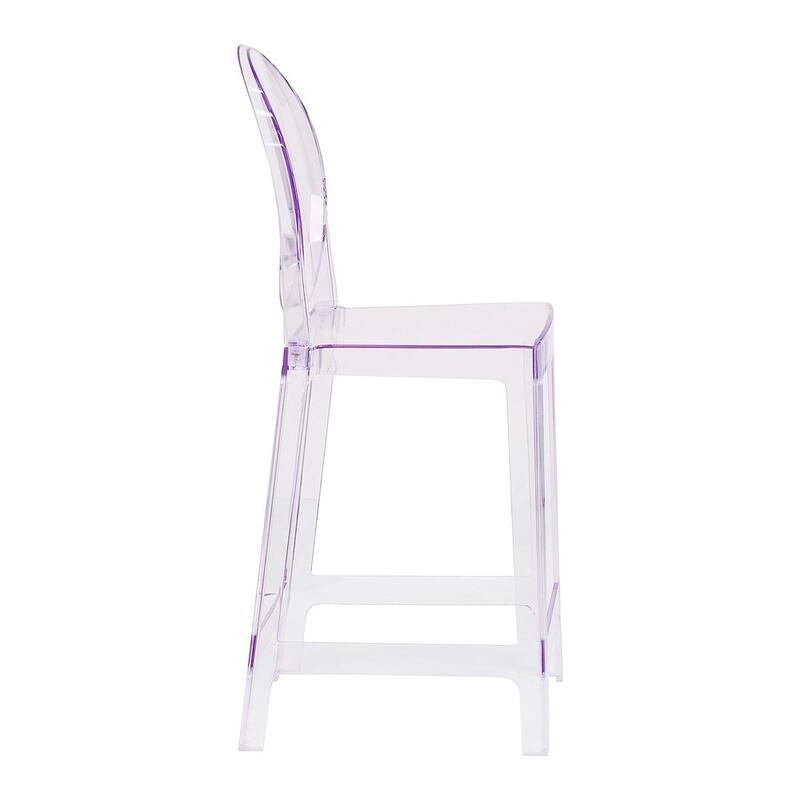 Modern Transparent Ghost Stool /Back 26" special Deal (Set of 3)