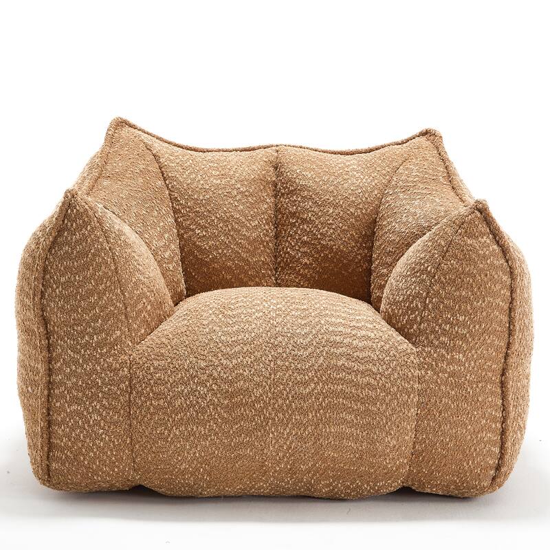 Sofa Chairs with Highly Resilient Foam for Living Rooms and Bedrooms, Comfortable Square Sofas, Bean Bag Chairs for Adults