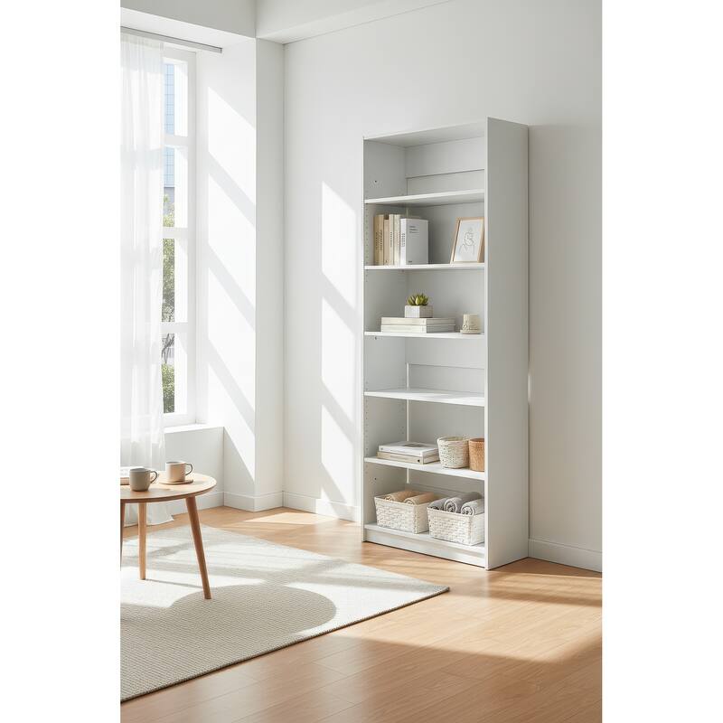 Prosper 32" White Wood Walk-in Closet with Two Rods - 31.4"W x 15.7"D x 83" H