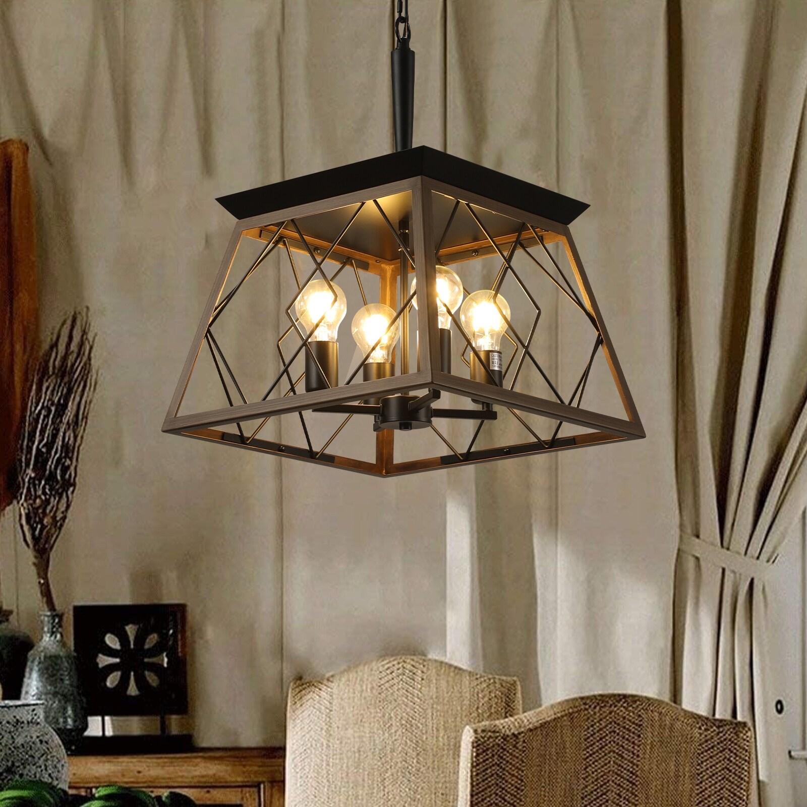 Delon 4 clearance light chandelier