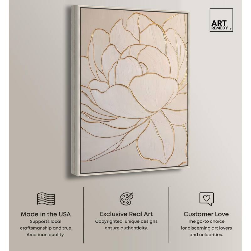 Sculpted Shards II Canvas by Art Remedy