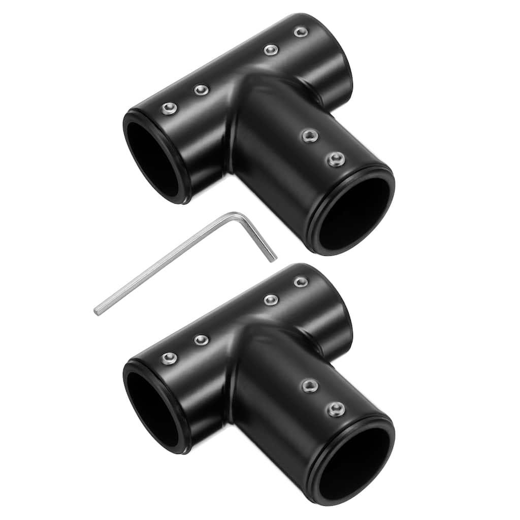 2pcs Corner Curtain Rod Connector for Window Curtain Rods