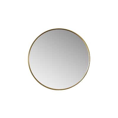 Vinnova Cascante Round Metal Wall Mirror