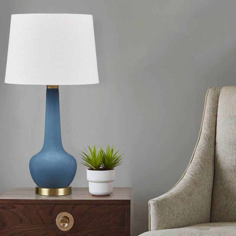 Ceramic Genie Table Lamp Modern Bedside Lighting for Bedroom Living Room
