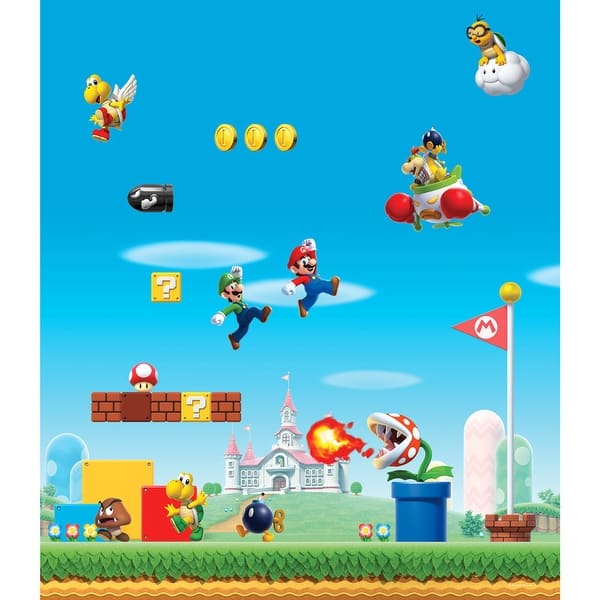 slide 2 of 5, Nintendo Super Mario Tapestry by RoomMates