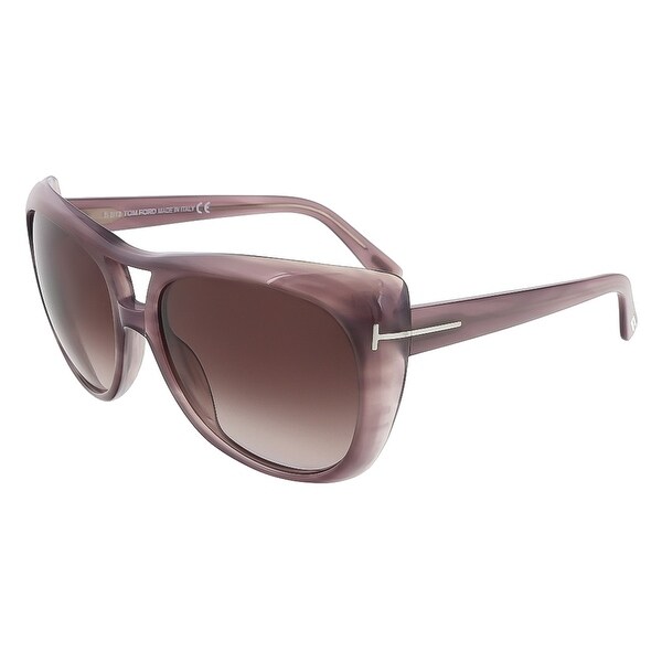 Tom Ford TF 294/S 83Z Claudette Purple Gradient Aviator Sunglasses - purple gradient - 59-16-135