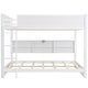 preview thumbnail 21 of 22, Queen over Queen Size Bunk Bed with Ladder and Cabinets, Multifunctional Kids Teens Storage Bed Frame with USB Port