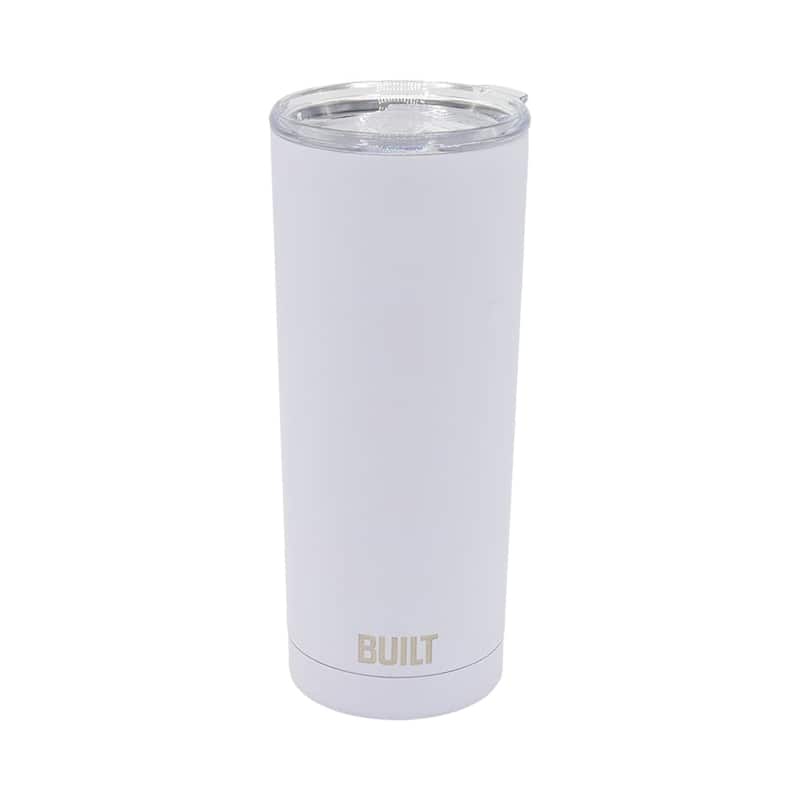 Built 20 oz Stainless Steel Tumbler with Tritan Lid - 20 oz - White