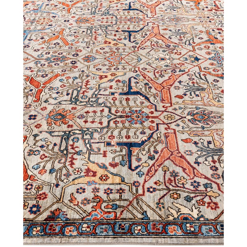 Serapi One-of-a-Kind Hand-Knotted Area Rug - Beige - 8' 10" x 11' 10"