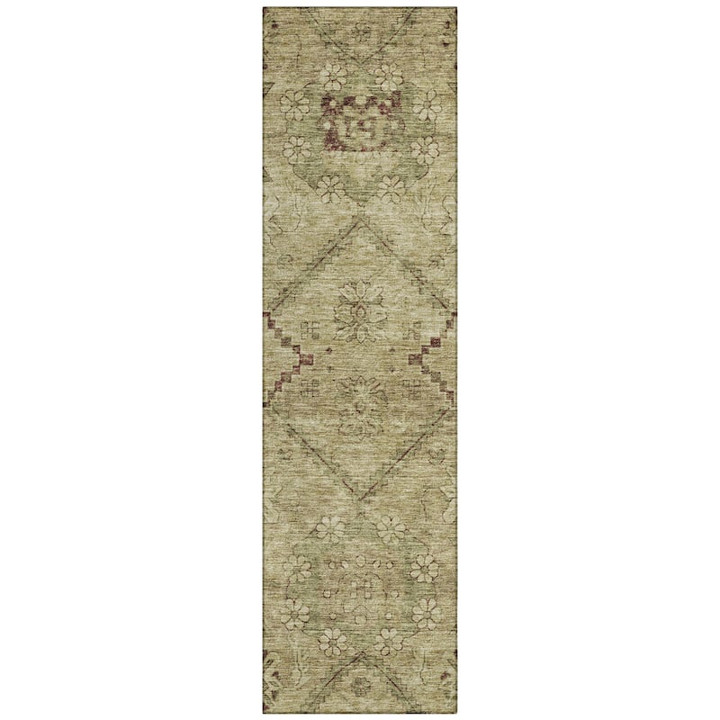 Machine Washable Indoor/ Outdoor Chantille Boho Global Rug