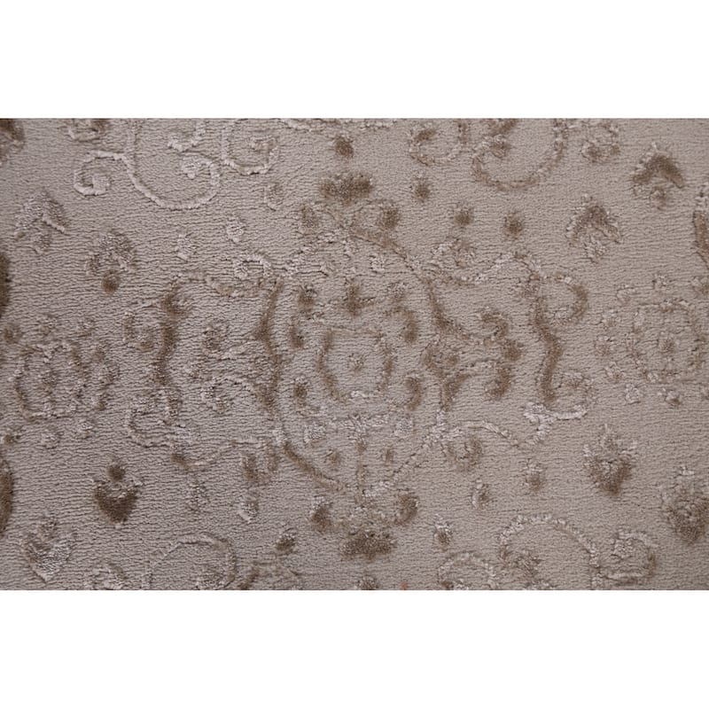 Geometric Damask Transitional Oriental Turkish Rug Decorative Carpet