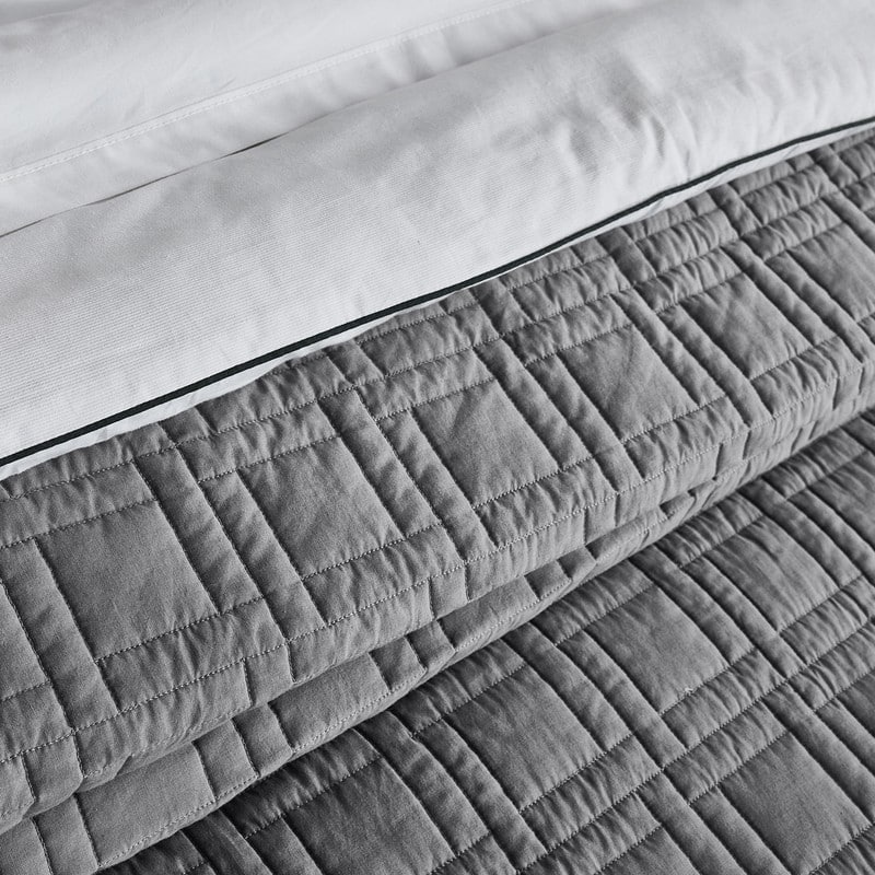 Lacoste Cotton Logo 3-Piece Quilt Set