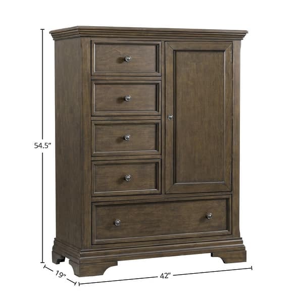 dimension image slide 0 of 2, Olivia Wood Chifferobe