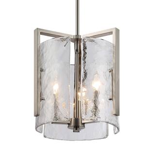 Golden Lighting Aenon 3-light Pendant in Pewter