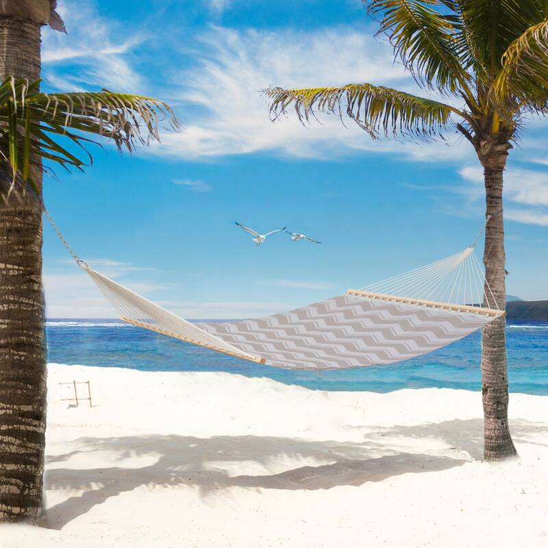 2 Person Quick Dry Hammock with Spreader Bar
